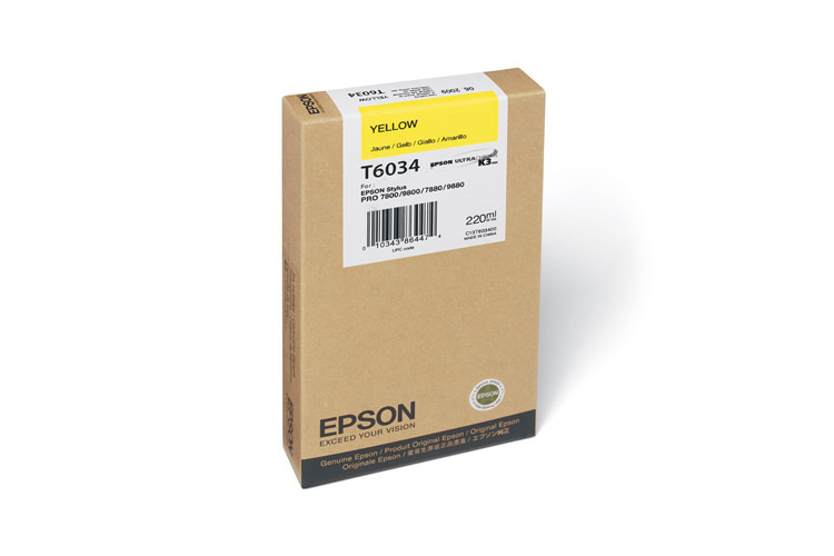 Epson T6034 Yellow 220ml Utgått Dato